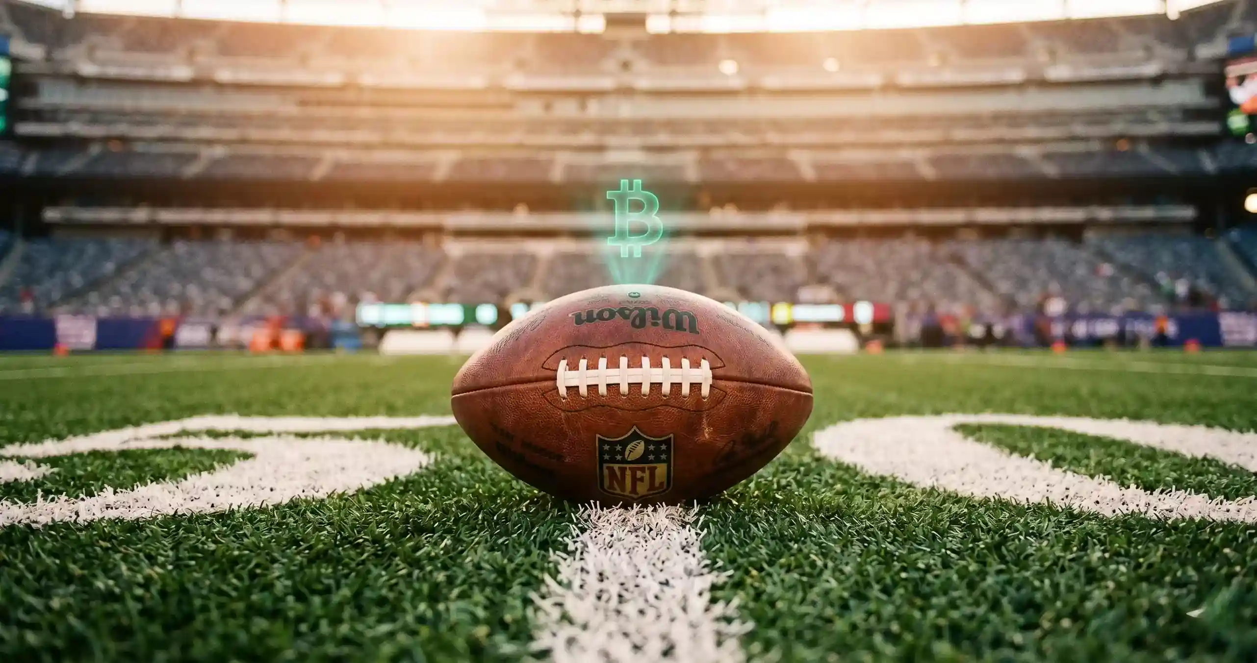 NFL crypto betting analysis dashboard with blockchain network data and sportsbook comparison metrics for UK bettors