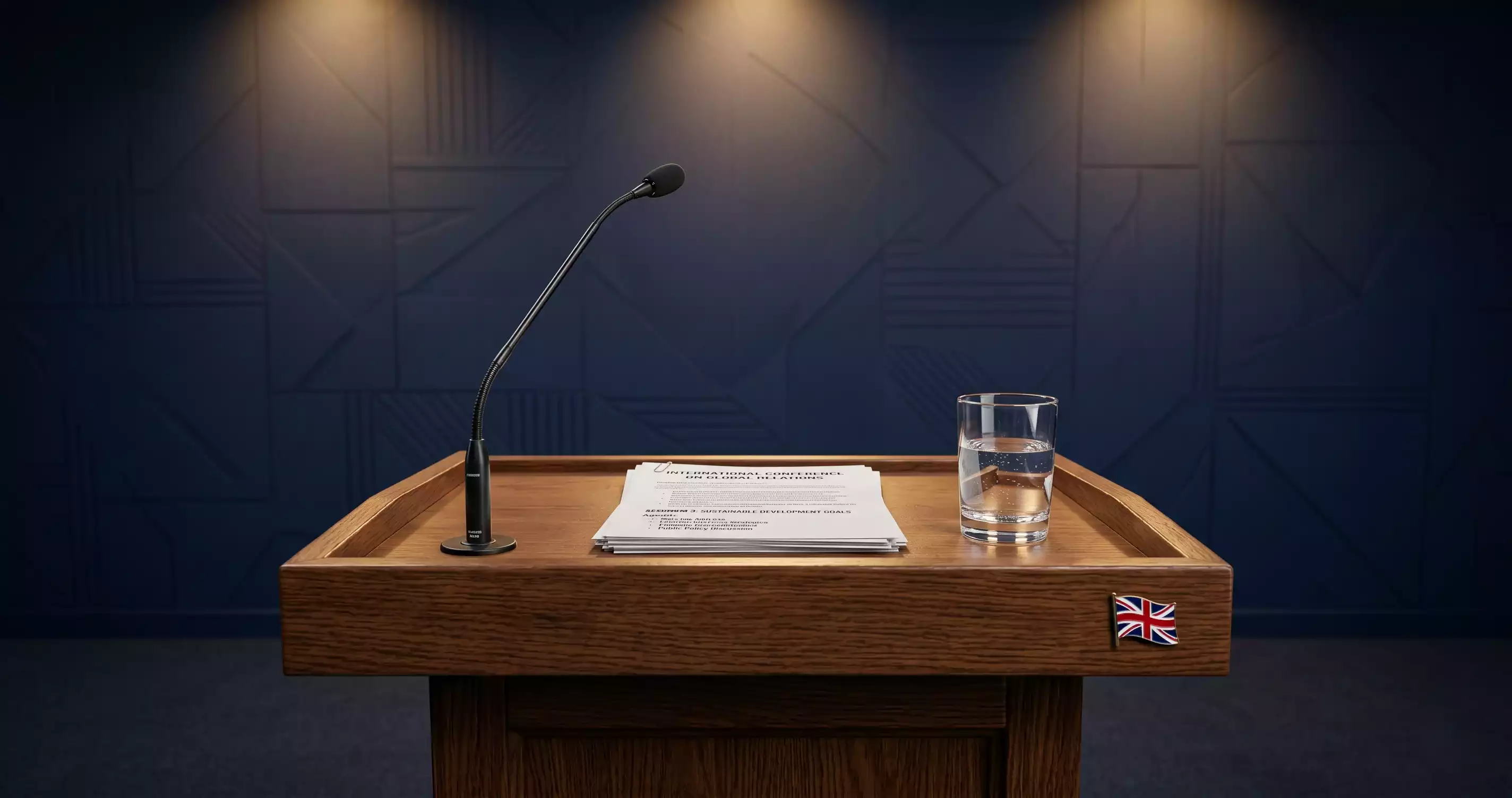 Exterior of a UK government building with digital overlay showing cryptocurrency symbols and regulatory framework